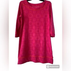 Lands’ End Women’s Size Medium Tunic Dress Swim Cover Up UPF 50 Sun Protection